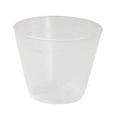 CUP MEDICINE 1 OZ. POLYPROPYLENE 100/BG