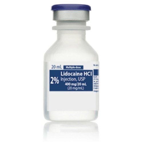 LIDOCAINE 2% MDV PLAIN HCI  20ML BX/25