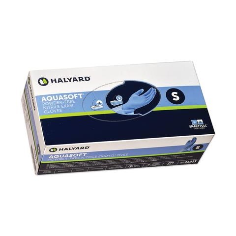 GLOVES NITRILE AQUASOFT SMALL HALYARD