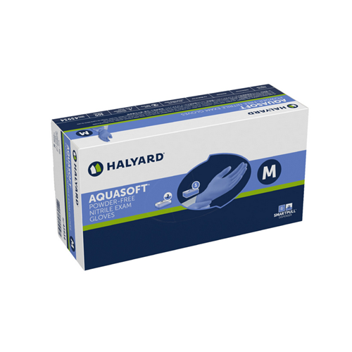 GLOVES NITRILE AQUASOFT MEDIUM HALYARD