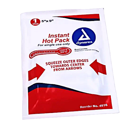 PACK HOT 5" X 9" INSTANT MEDIUM