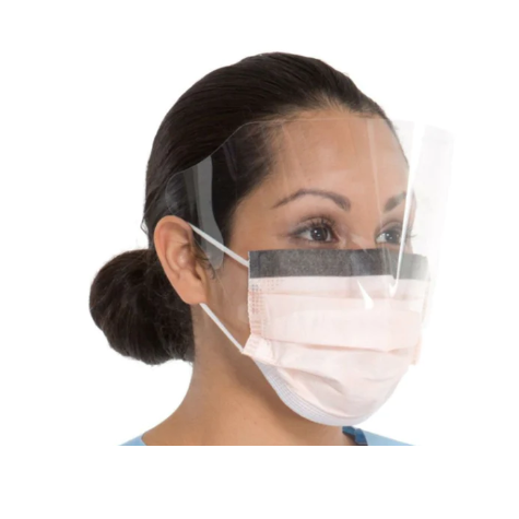 MASK FOG-FREE WRAP SPLASH ORG BX/25