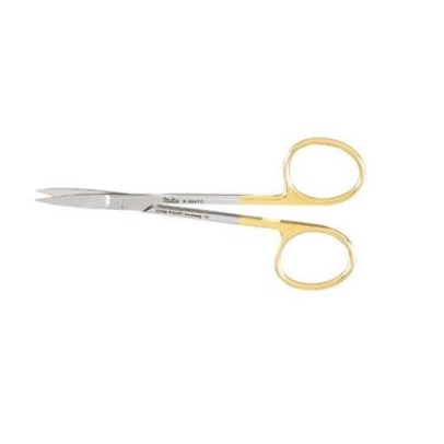 SCISSORS IRIS 4.5" STRAIGHT CARB-N-SERT