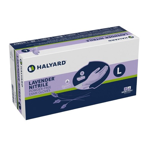 GLOVE NITRILE LAVENDER EXAM LARGE