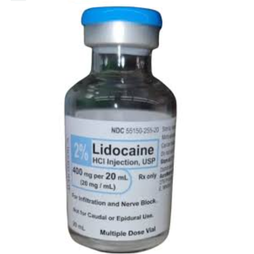 LIDOCAINE HCL 2% MDV INJ 20ML PK/25