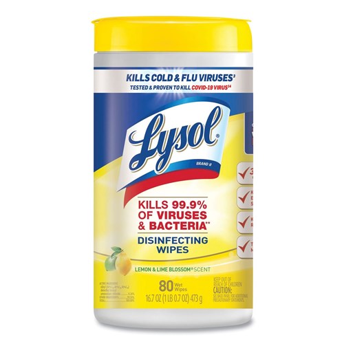 WIPES DISINFECTING LYSOL CITRUS SCENT