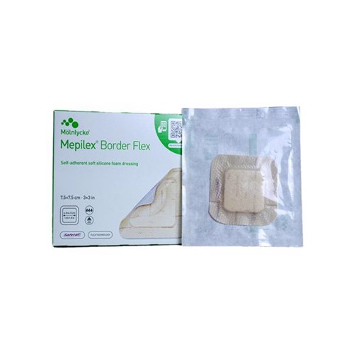 MEPILEX BORDER FLEX 3"x3" DRESSING 5/BX