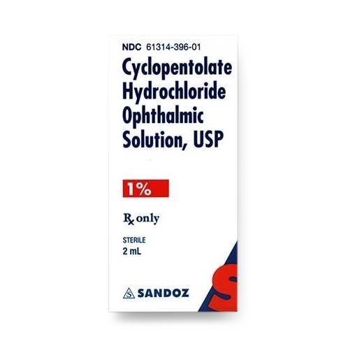 CYCLOPENTOLATE 1% DROPS 15ML