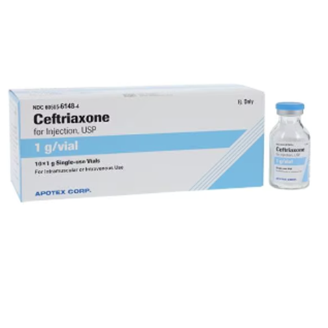 CEFTRIAXONE SDV 1GM BX/10