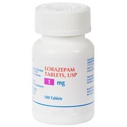 LORAZEPAM 1 MG TAB  100/BT