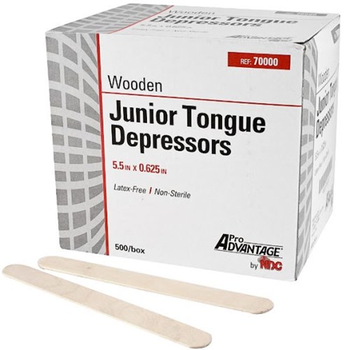 DEPRESSOR TONGUE JUNIOR 5.5" NS BX/500