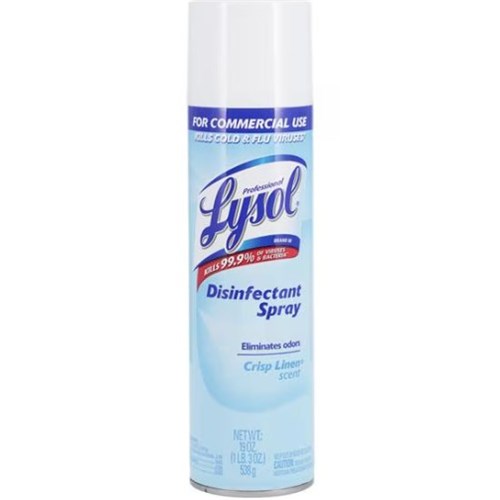 LYSOL DISINF SPRAY CRISP LINEN 19OZ BT