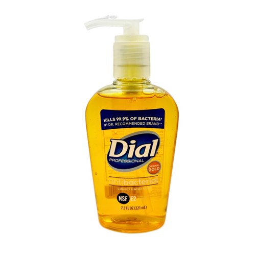 SOAP ANTIMICROBIAL DIAL 7.5 OZ PUMP GOLD