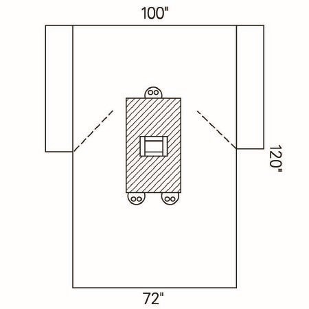 DRAPE LAPAROTOMY TRANSVERSE CS/15