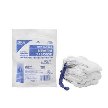 SPONGE LAP PREWASHED X-RAY 18"X18" STER