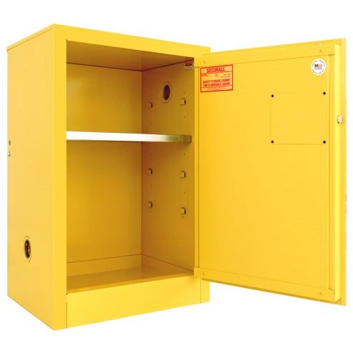 FLAMMABLE STORAGE CABINET 12GL YELLOW