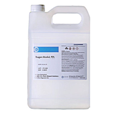 ALCOHOL 95% REAGENT GRADE 1GAL 4/CS