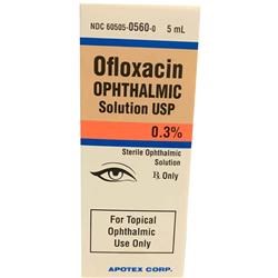 OFLOXACIN OPTHALMIC SOLN 0.3% 10ML