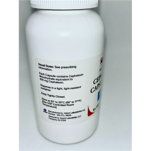 CEPHALEXIN 500MG CAPSULES BT/100