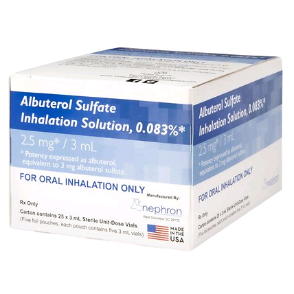 ALBUTEROL SULFATE .083% 3ML