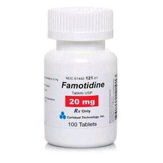 FAMOTIDINE TAB 20MG BT/100