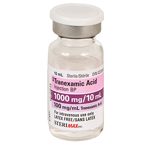 TRANEXAMIC ACID100MG/ML SDV 10X10ML