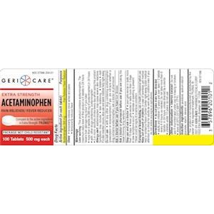 ACETAMINOPHEN TAB 500MG X/S 100/BOTTLE