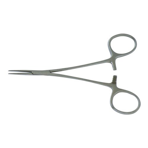 FORCEP MICRO-JACOBSON HEMO CURVED 5"