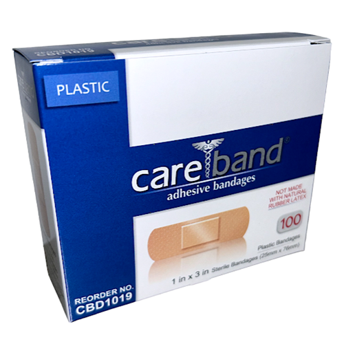 BANDAGE STRIP SHEER 1x3" LF BX/100