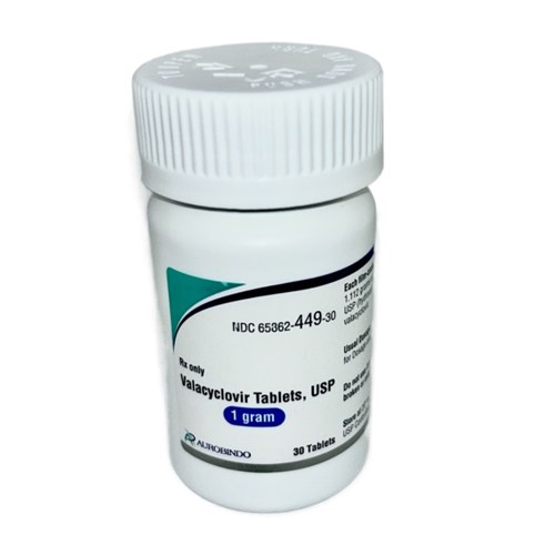 VALACYCLOVIR 500MG TABLET HCI BT/30