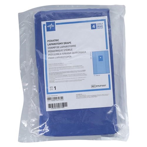 DRAPE LAPAROTOMY PEDIATRIC STERILE CS/10