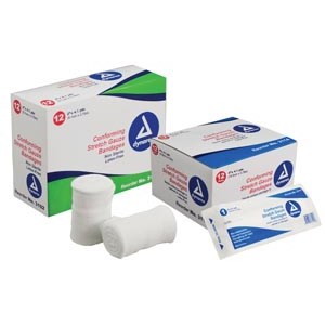 GAUZE CONFORMING STRETCH ROLL N/S 4"