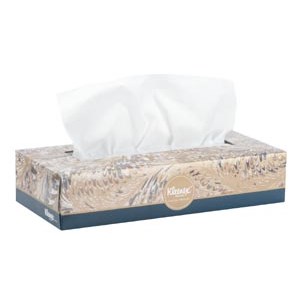 TISSUES FACIAL PAPER FLAT WHITE KLEENEX