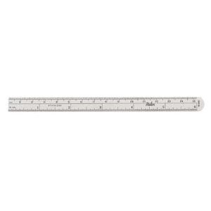 RULER STAINLESS 6X1/2"