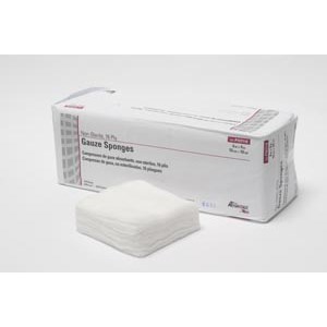 GAUZE SPONGE 4X4 16-PLY WOVEN NS 10BX/CS