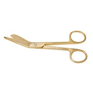 SCISSORS BANDAGE 5-1/2" GOLD PLATED