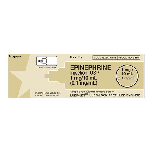 EPINEPHRINE SYRINGES PFS 1:1000 10ML