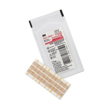 STERI STRIP SKIN CLOSURE 1/4x3" TAN BX/5