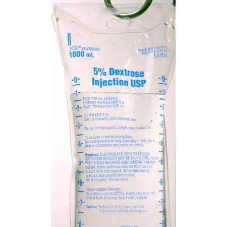 DEXTROSE INJ  5%  1000ML