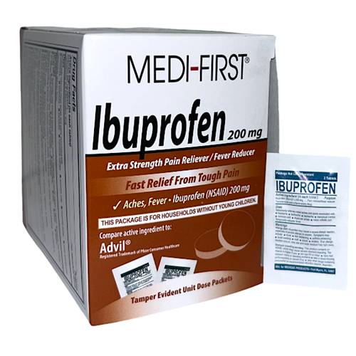 IBUPROFEN TAB 200MG FLM CTD 125/BX X 2