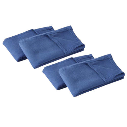 TOWELS OR STERILE BLUE 17" X 27" PK/4