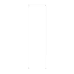 SLIDE INDEX MARKER BLANK WHITE 3.5" HIGH