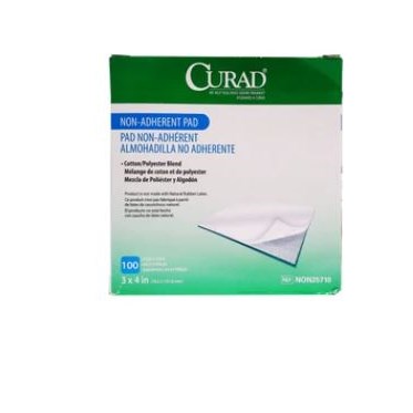 PADS NONADH STERILE 3X4 CURAD 100/BX