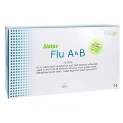 FLU TEST STATUS A&B BX/25