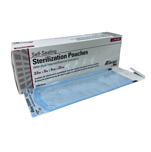 POUCH STERILIZATION 3.5" x 9" SELF SEAL