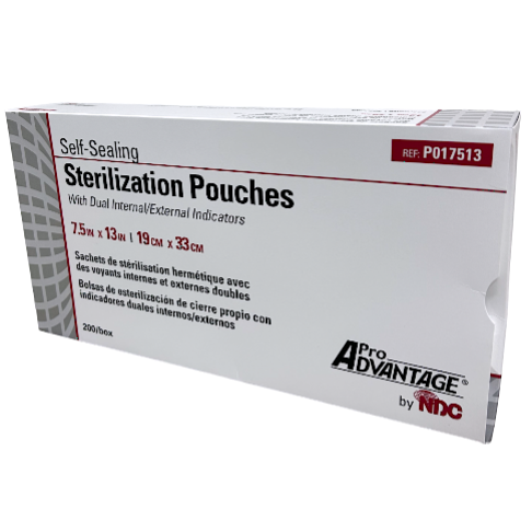 POUCH STERILIZATION 7.5" x 13" SELF SEAL