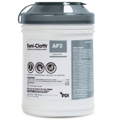 WIPES GERMICIDAL SANICLOTH AF3 6 X 6.75"