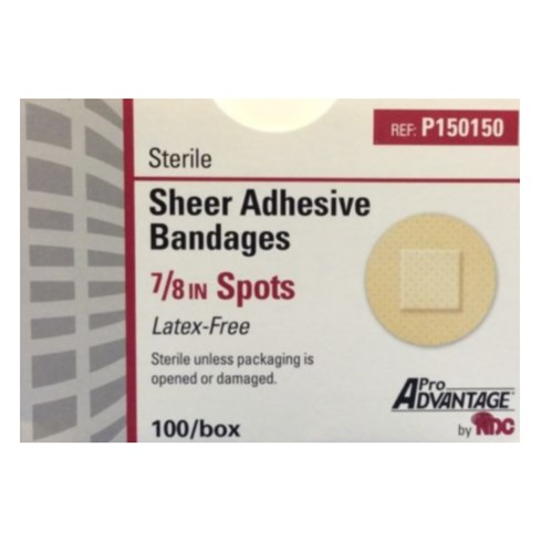 BANDAGE ADHESIVE SPOT 7/8" 100/BX