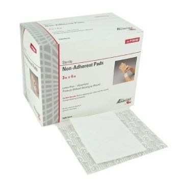 PAD NON ADHERENT 3" X 4" STRL 12BX/CS