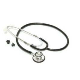 STETHOSCOPE DUALHEAD BLACK (060040)